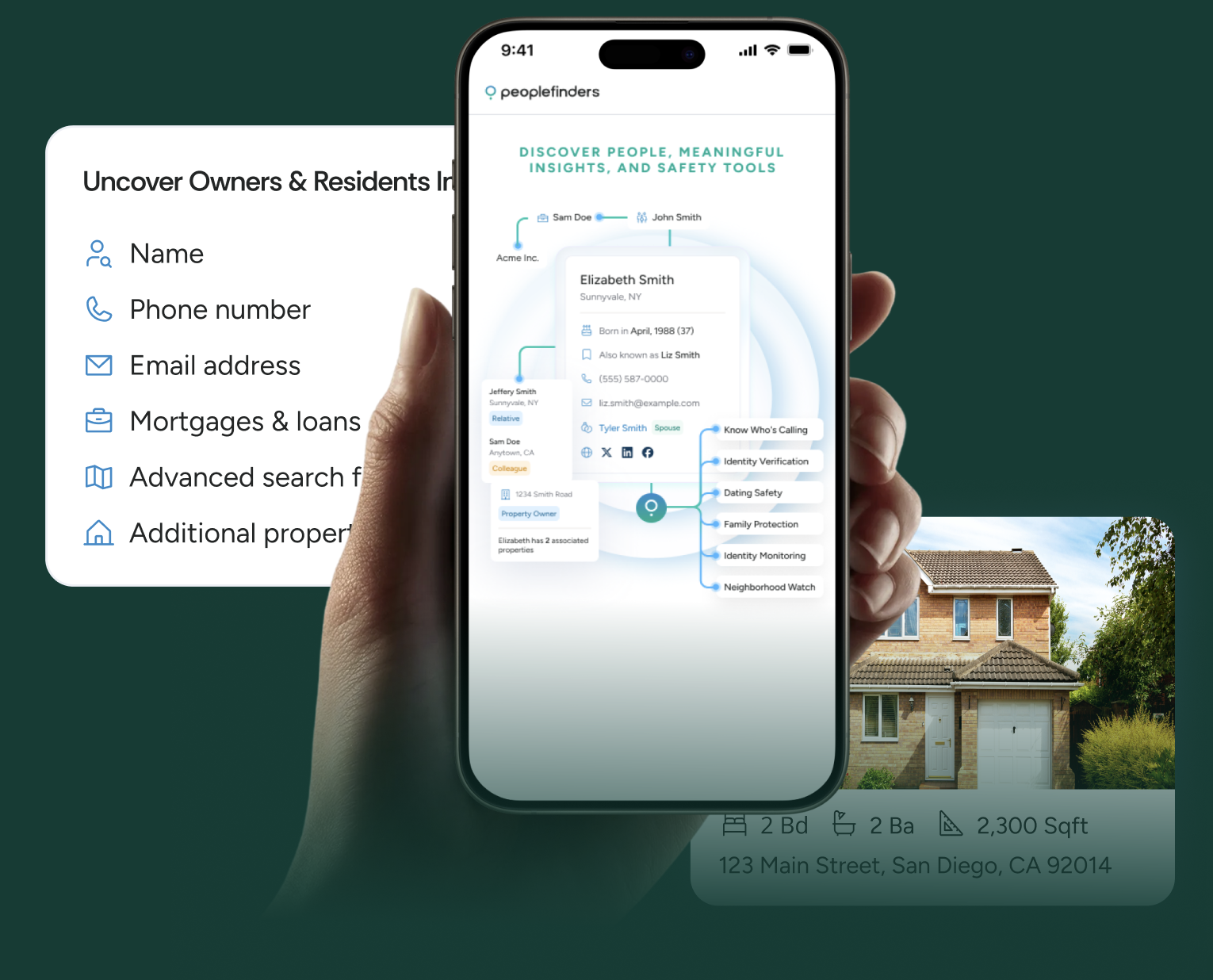 Search any address and uncover what's behind it