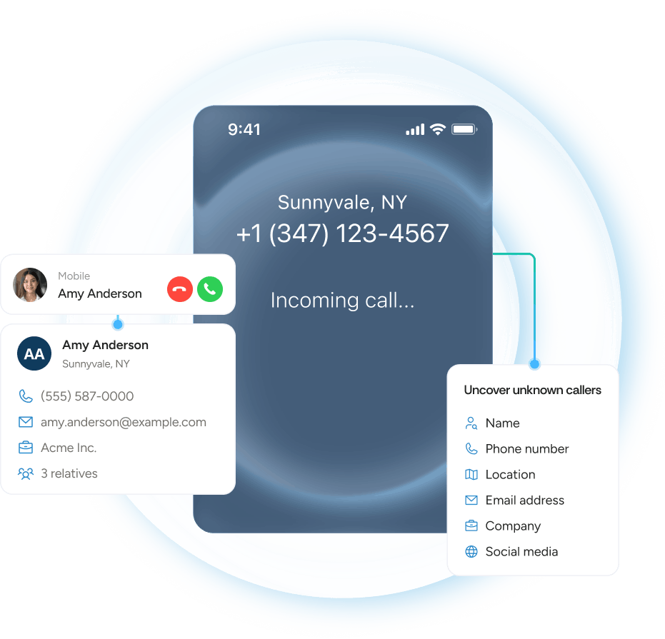 reverse phone search demo