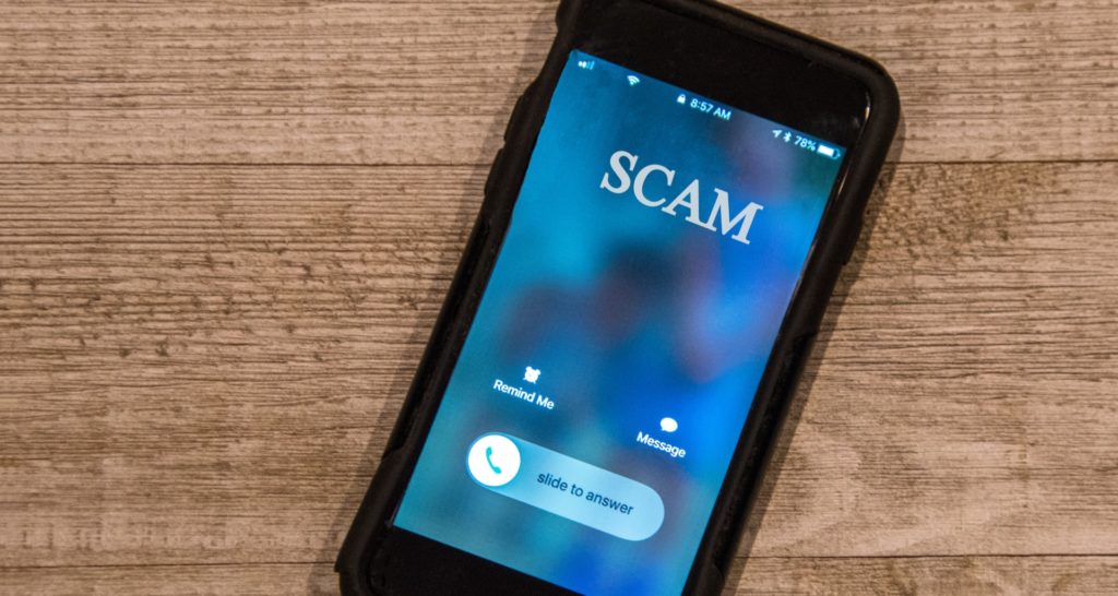 identifying a scam phone call