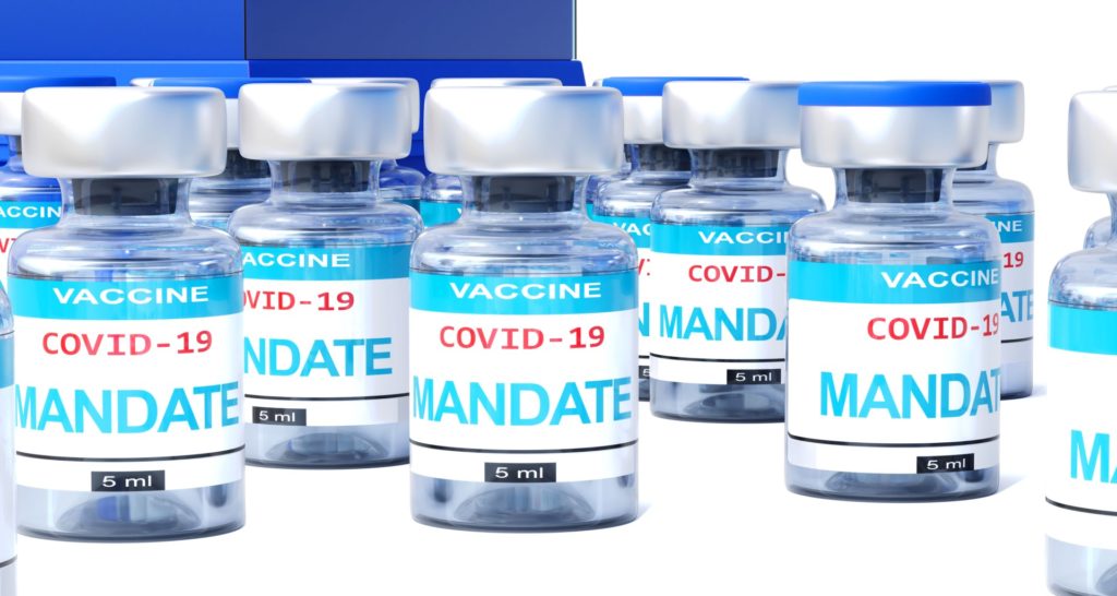 Covid vaccine mandate vs. law