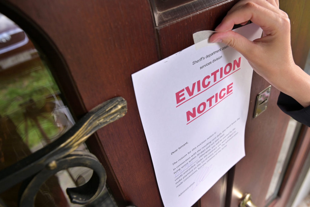 how can I find out if someone has been evicted before?